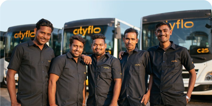 Photo of Cityflo driver team 